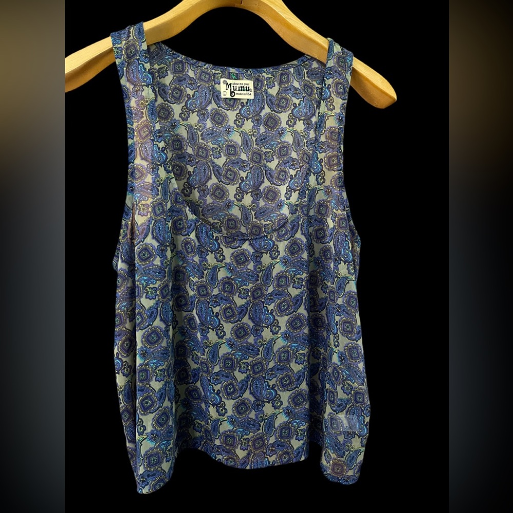 Show Me Your MuMu Cropped Tank Top size L NWOT